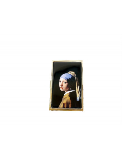 Visitenkartenhalter Johannes Vermeer: The girl with a pearl earing