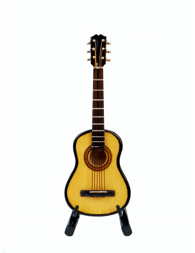 Guitar 10 cm with stand&gift case