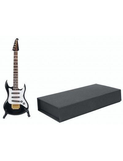 Electric Guitar with stand&gift case black 17 cm