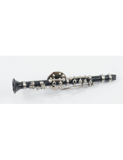 Miniature pin clarinet 6 cm with gift case