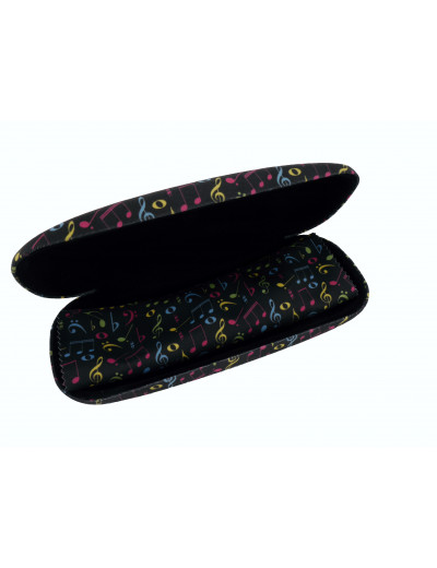 Spectacle case set notes colourful