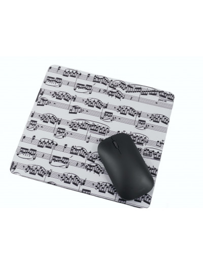 Mouse pad sheet music white...