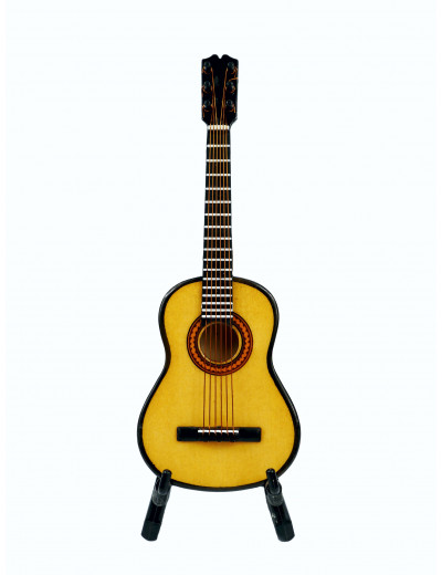 Guitar 13 cm with stand&gift case