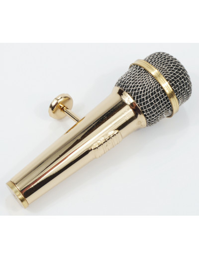 Magnet Mikrofon golden