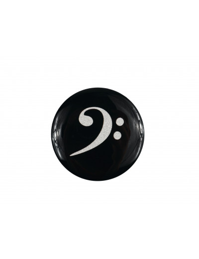 Magnet button: bass clef...