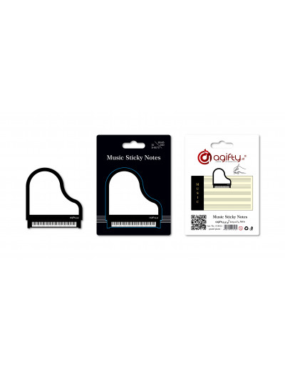 Haftnotizen Musik: Klavier...